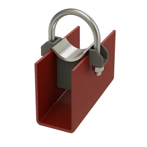 Опора стальная подвижная ОПБ2-76 Ду 65